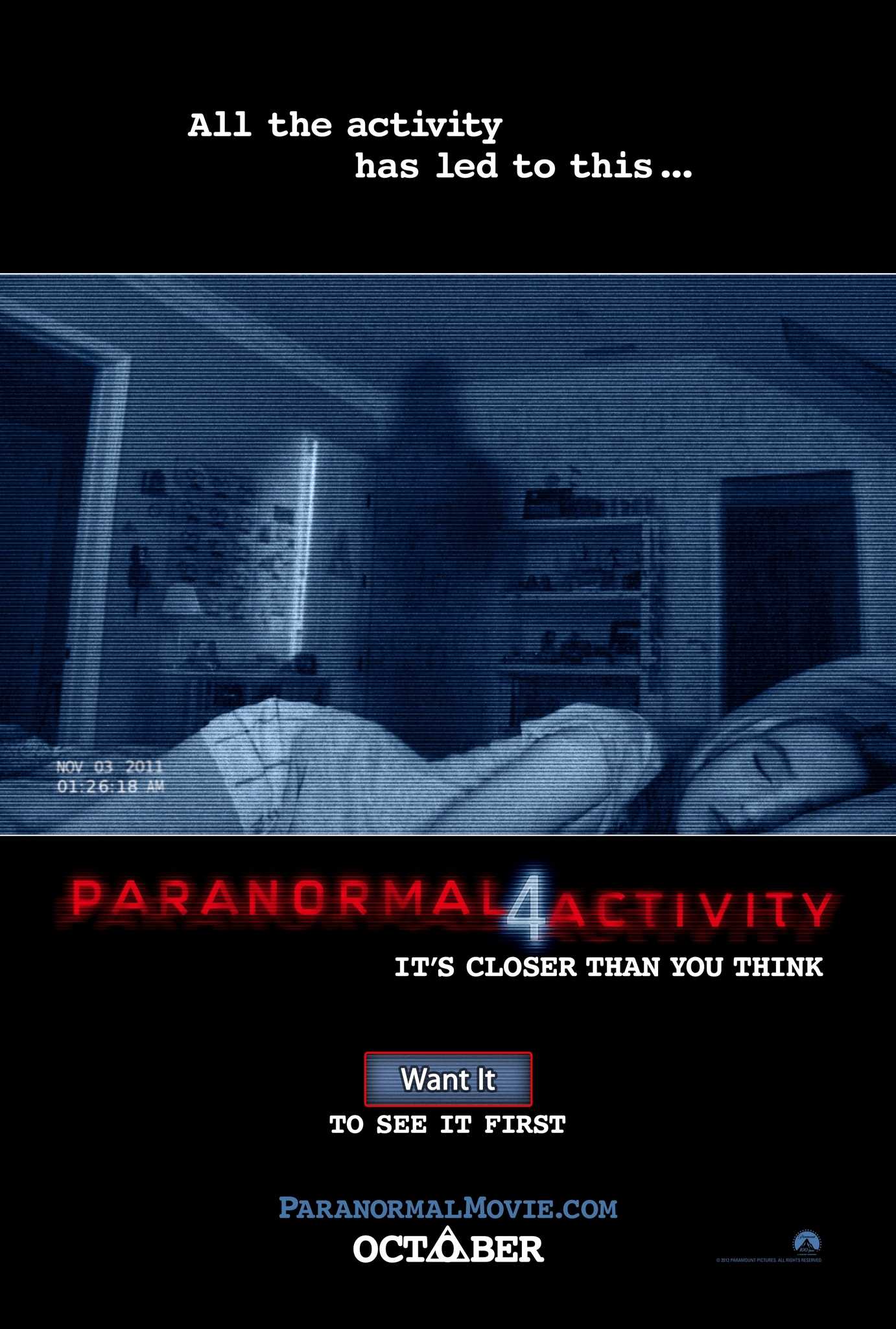 مشاهدة فيلم Paranormal Activity 4 2012 مترجم