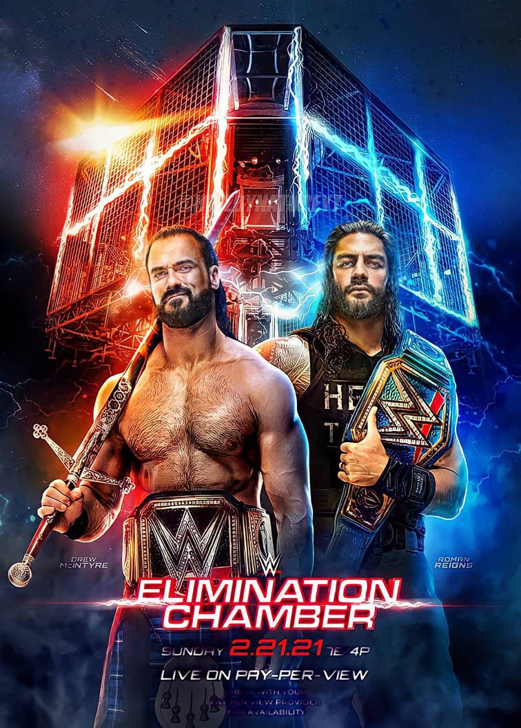 مشاهدة عرض WWE Elimination Chamber 2021 مترجم